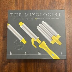 dry bar mixologist interchangeable styling tools.